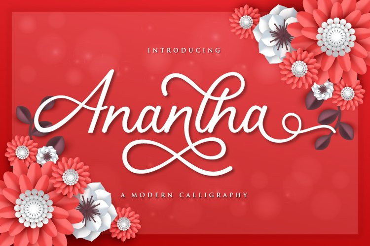 Anantha Script Font