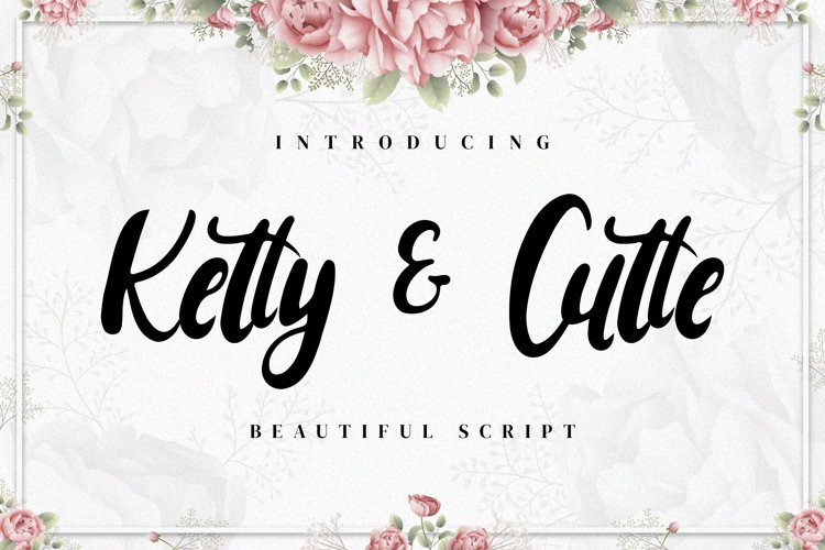 Ketty & Cutte Script Font