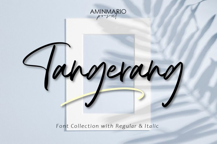 Tangerang Handwritten Font