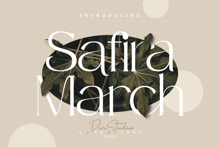 Safira March Serif Font