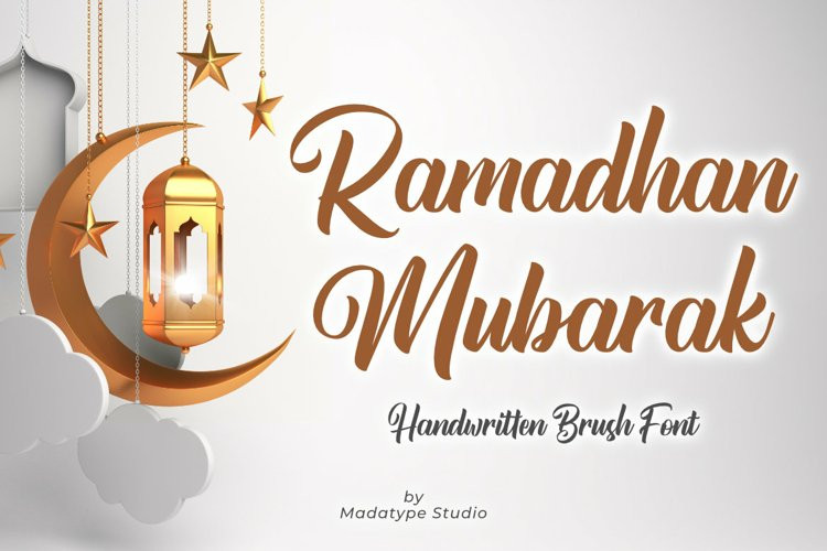 Ramadhan Mubarak Script Font