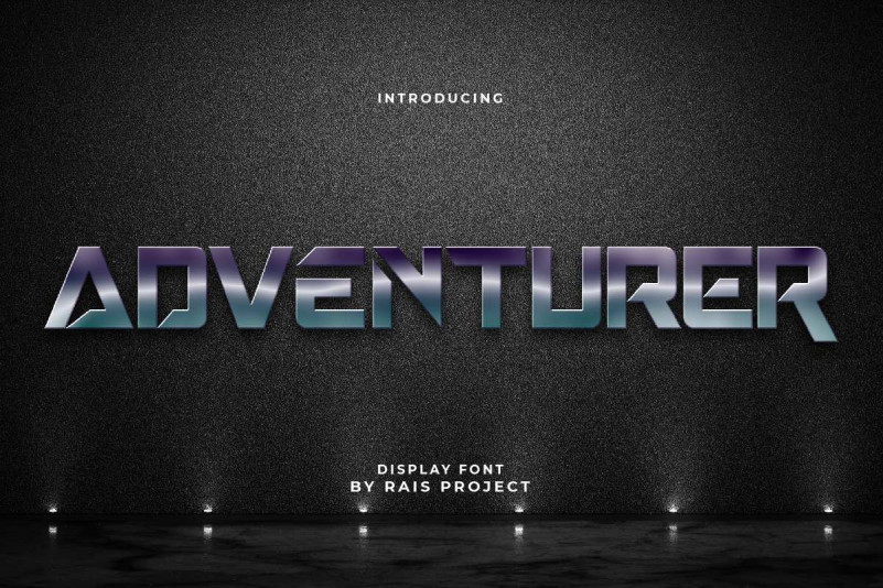 Adventurer Display Font