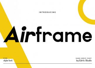 Airframe Sans Serif Font