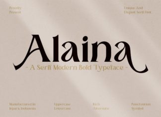Alaina Serif Font