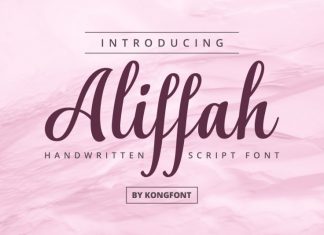 Aliffah Script Font