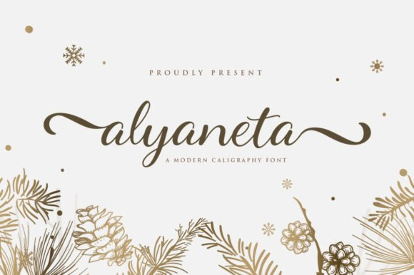 Alyaneta Calligraphy Font