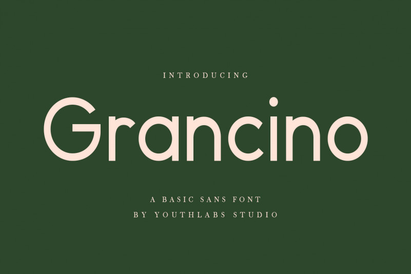 Grancino Sans Serif Font