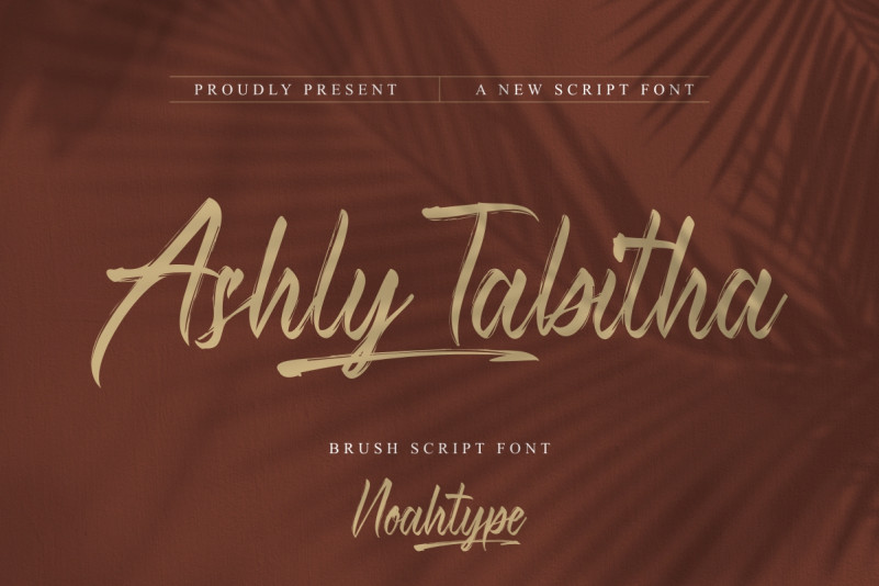 Ashly Tabitha Brush Font