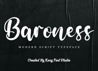 Baroness Script Font