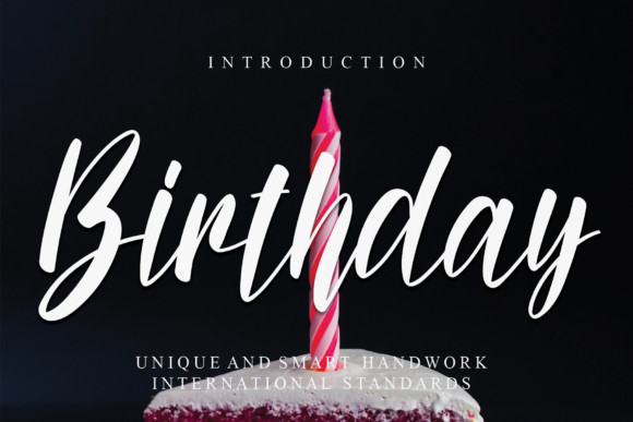 Birthday Script Font