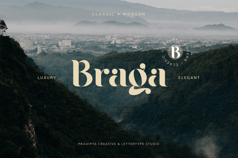 Braga Serif Font