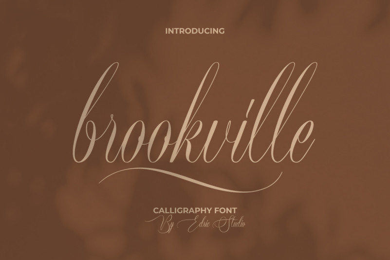 Brookville Script Font