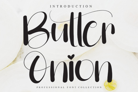 Butter Onion Script Font