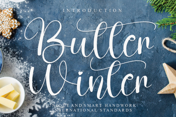 Butter Winter Script Font