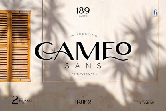 Cameo Sans Serif Font