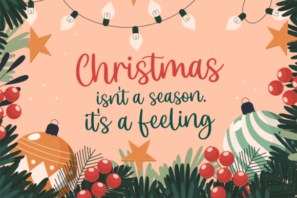 Christmas Scriptty Script Font