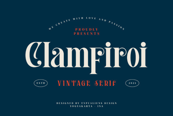 Clamfiroi Serif Font