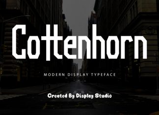 Cottenhorn Display Font