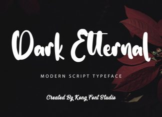Dark Etternal Script Font