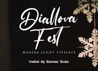 Diallova Fest Script Font