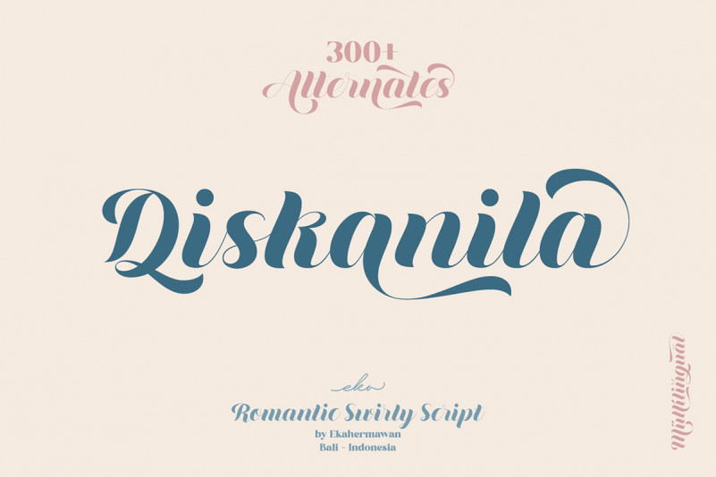 Diskanila Script Font