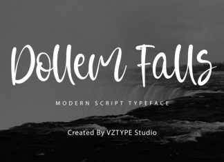 Dollem Falls Script Font