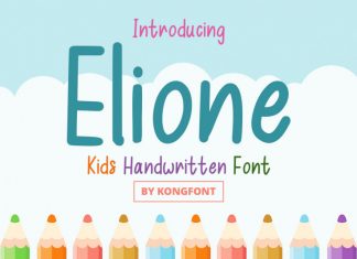 Elione Display Font
