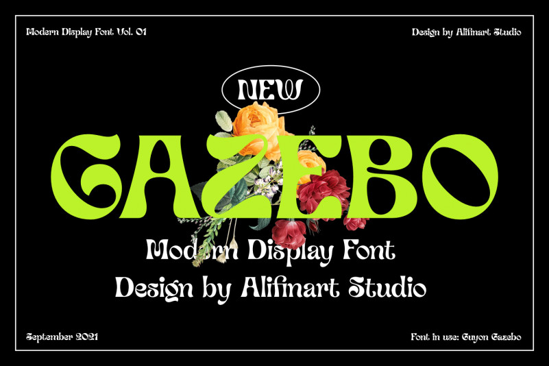 Guyon Gazebo Display Font