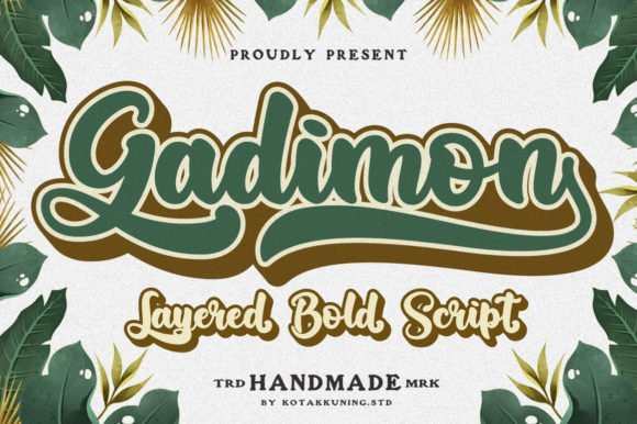 Gadimon Script Font