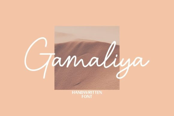 Gamaliya Handwritten Font