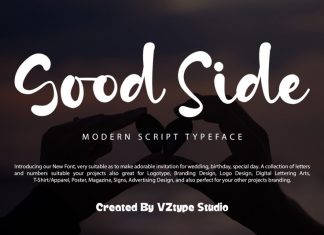 Good Side Script Font