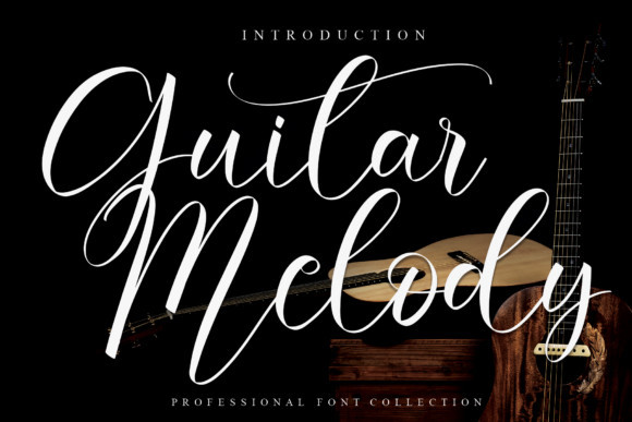 Guitar Melody Script Font