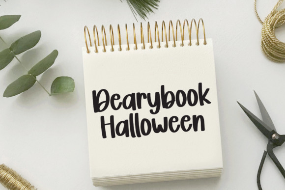 Halloween Vintage Brush Font