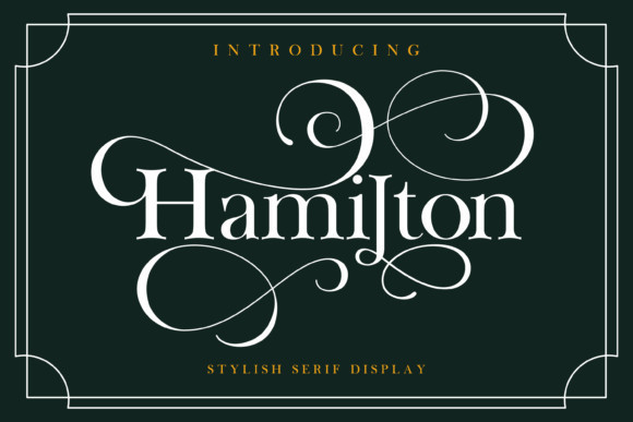 Hamilton Serif Font