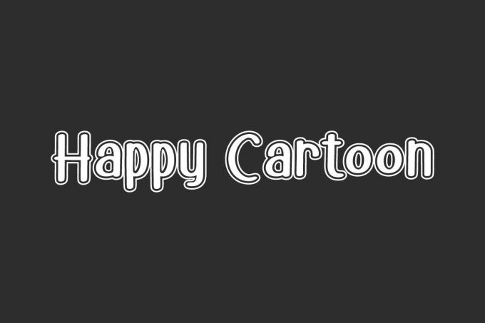 Happy Cartoon Display Font