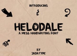 Helodale Brush Font
