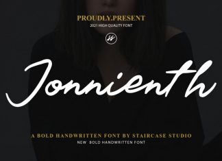 Jonnienth Script Font