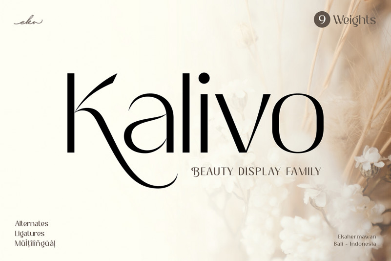 Kalivo Sans Serif Font