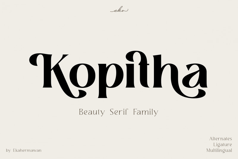 Kopitha Serif Font