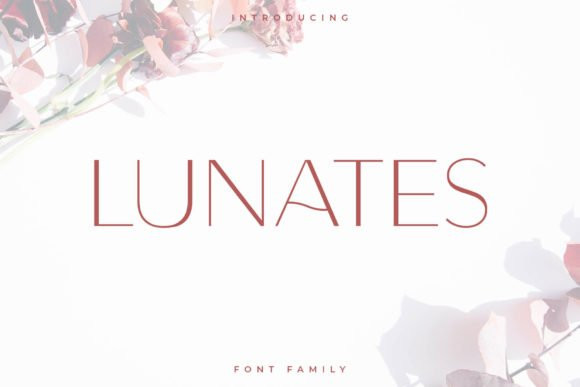 Lunates Sans Serif Font