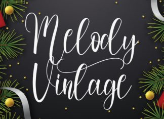 Melody Vintage Script Font
