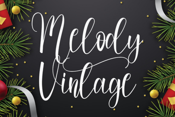 Melody Vintage Script Font