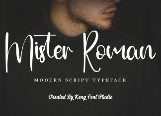 Mister Roman Script Font