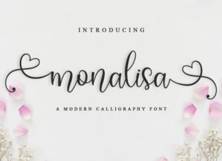 Monalisa Calligraphy Font