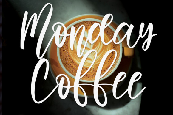 Monday Coffee Script Font