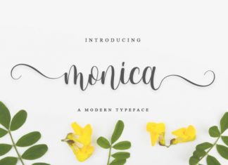 Monica Calligraphy Font