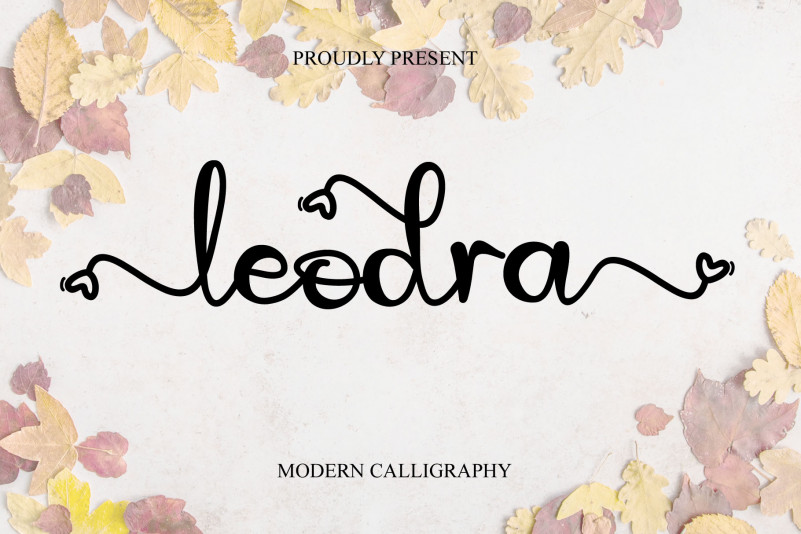 Leodra Script Font