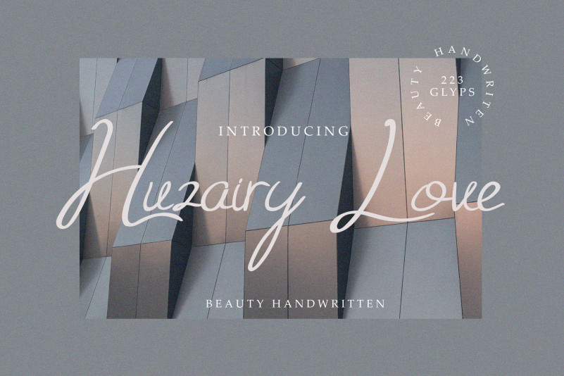 Huzairy Love Handwritten Font