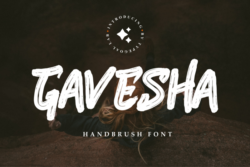 Gavesha Brush Font