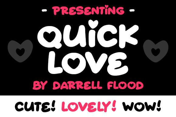 Quick Love Display Font